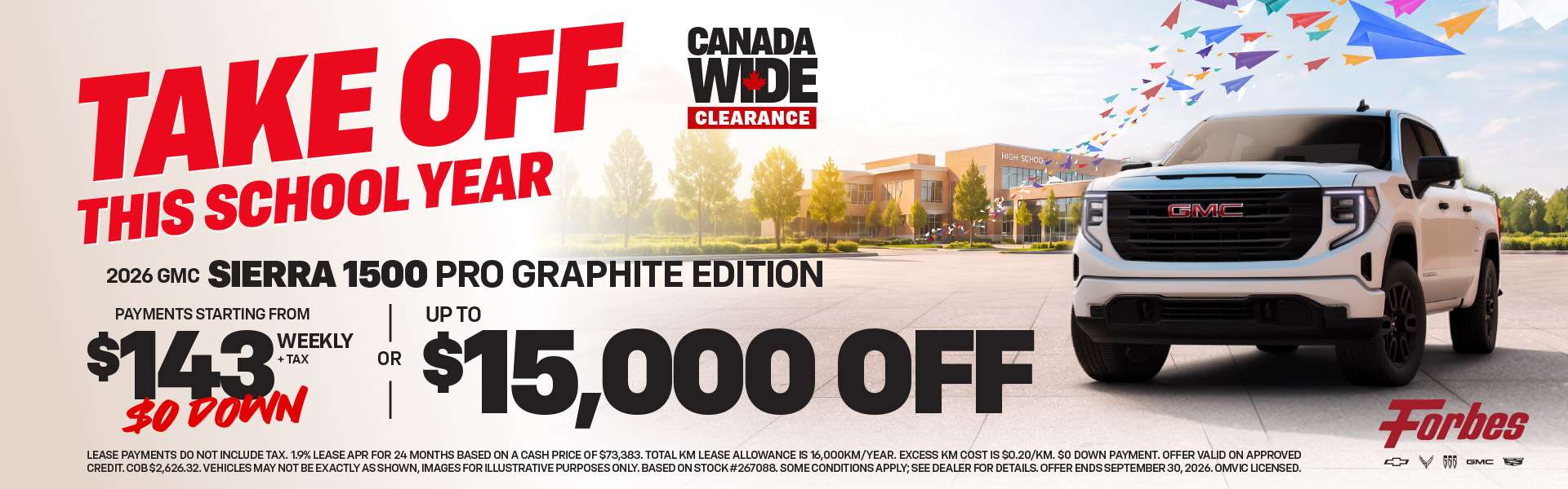 2026 GMC Sierra 1500 Pro Graphite Edition - Payments Starting From $143 Weekly + Tax | $0 Down | OR Up To $15,000 Off